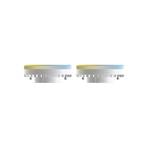 LUUMR Smart Ampoule LED 2 pièces GX53 9W WLAN CCT mat Tuya