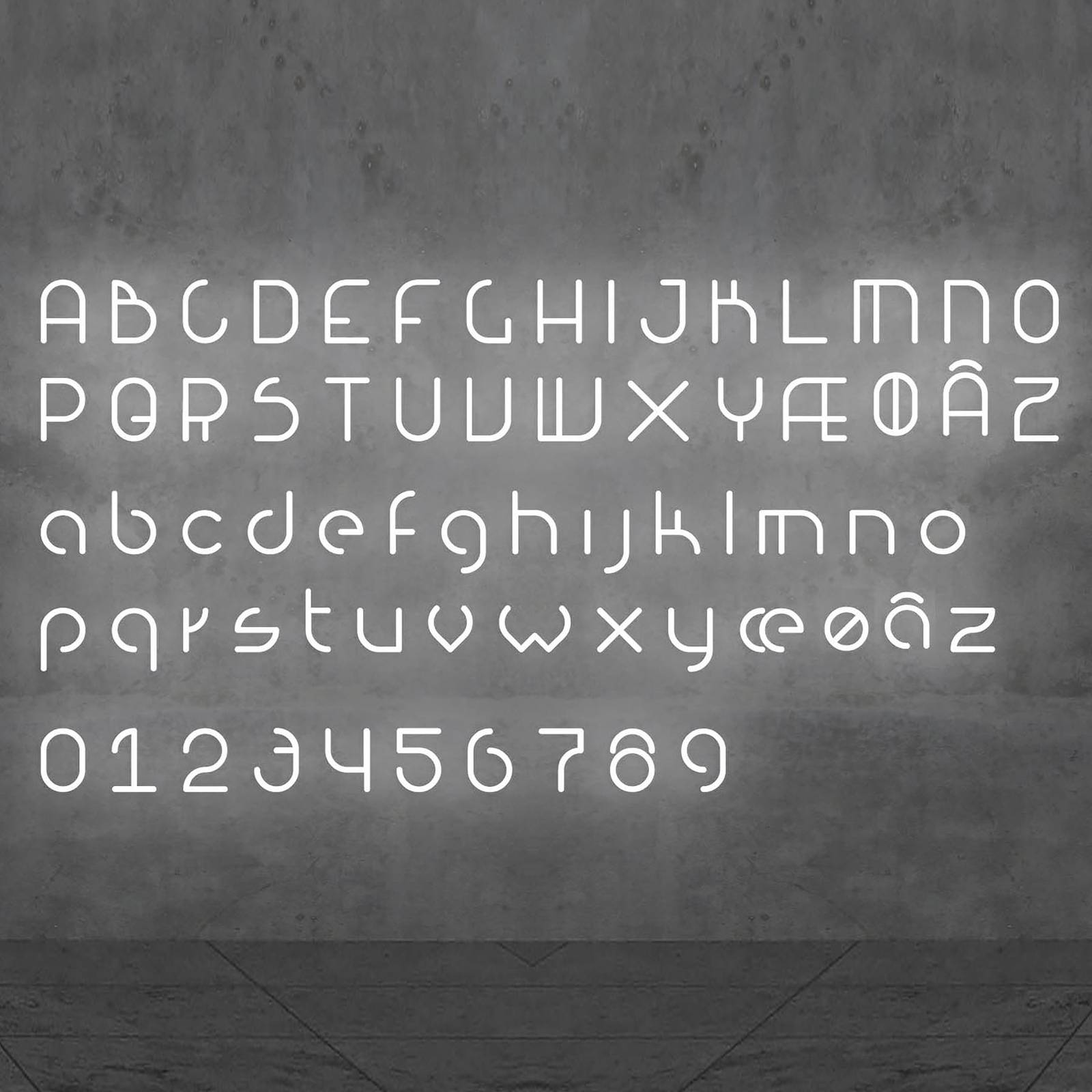 Artemide Alphabet of Light Wand nagy G betű