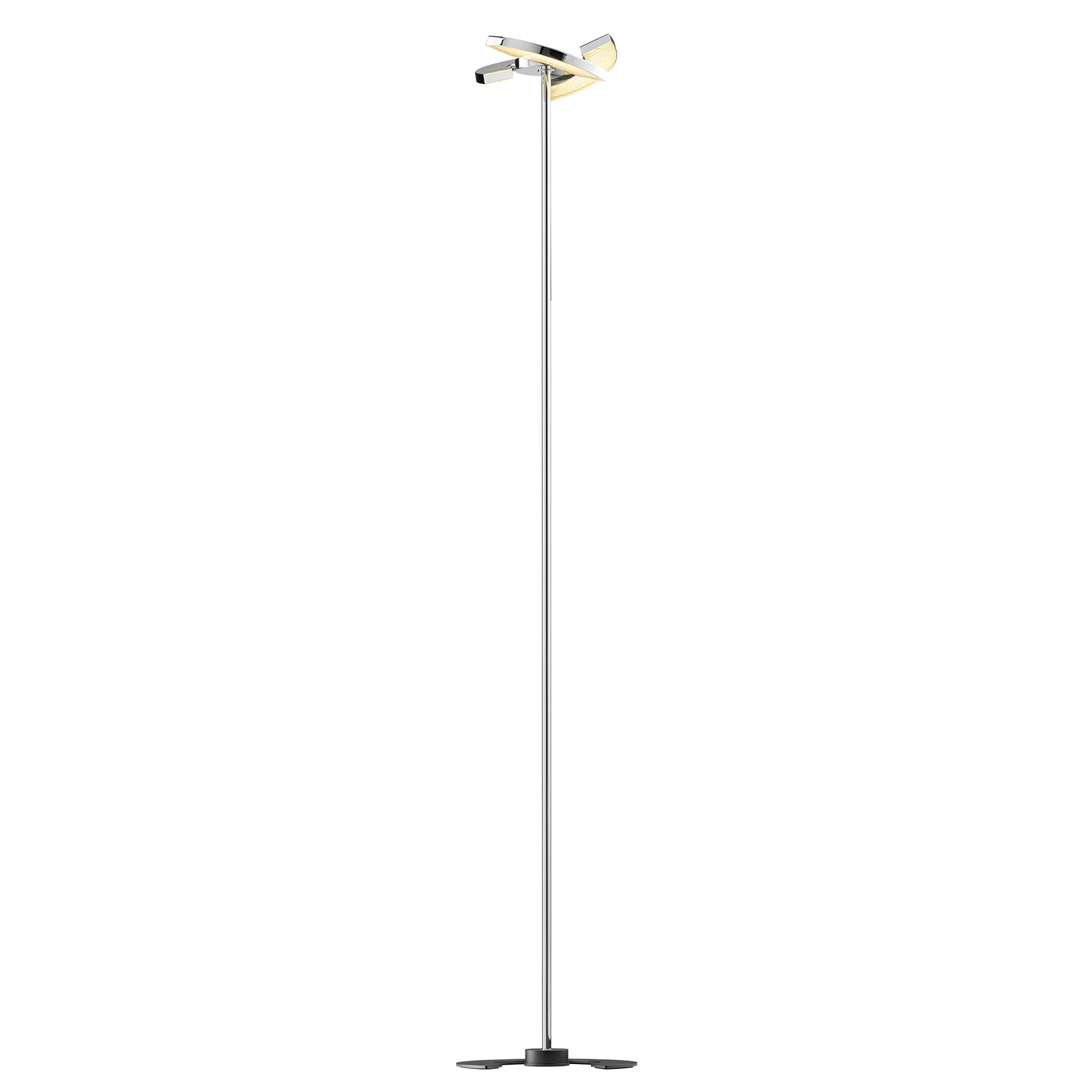 OLIGO Trinity LED-gulvlampe 3-delt, bevægelig