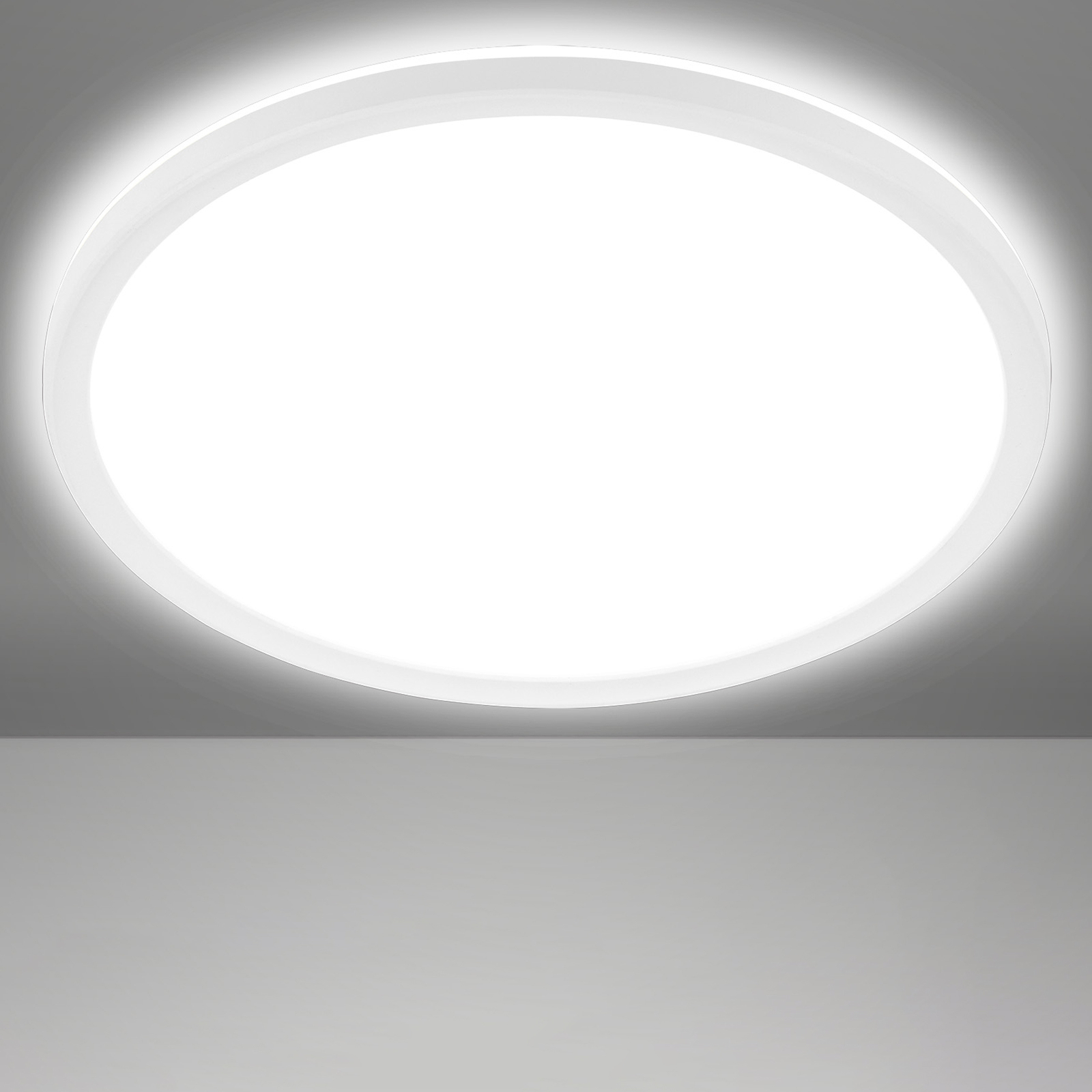 LED-Deckenlampe Slim, rund
