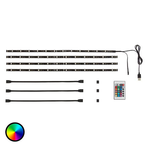 USB-LED-stripe Watch for TV-bakgrunnslys