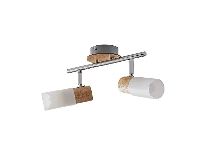 Christoph 2 Plafoniera Wood/White - Lindby