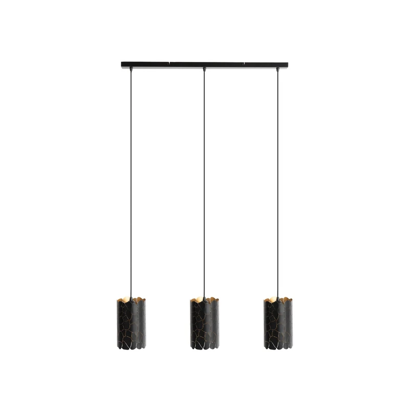 Lindby - Aralena 3 Pendant Black/Gold