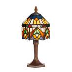 Dekorativ bordslampa Jamilia i tiffanystil