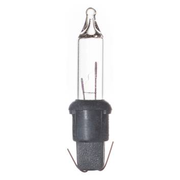 Push-in 0.25 W 2.5 V spare bulbs in pack of 5