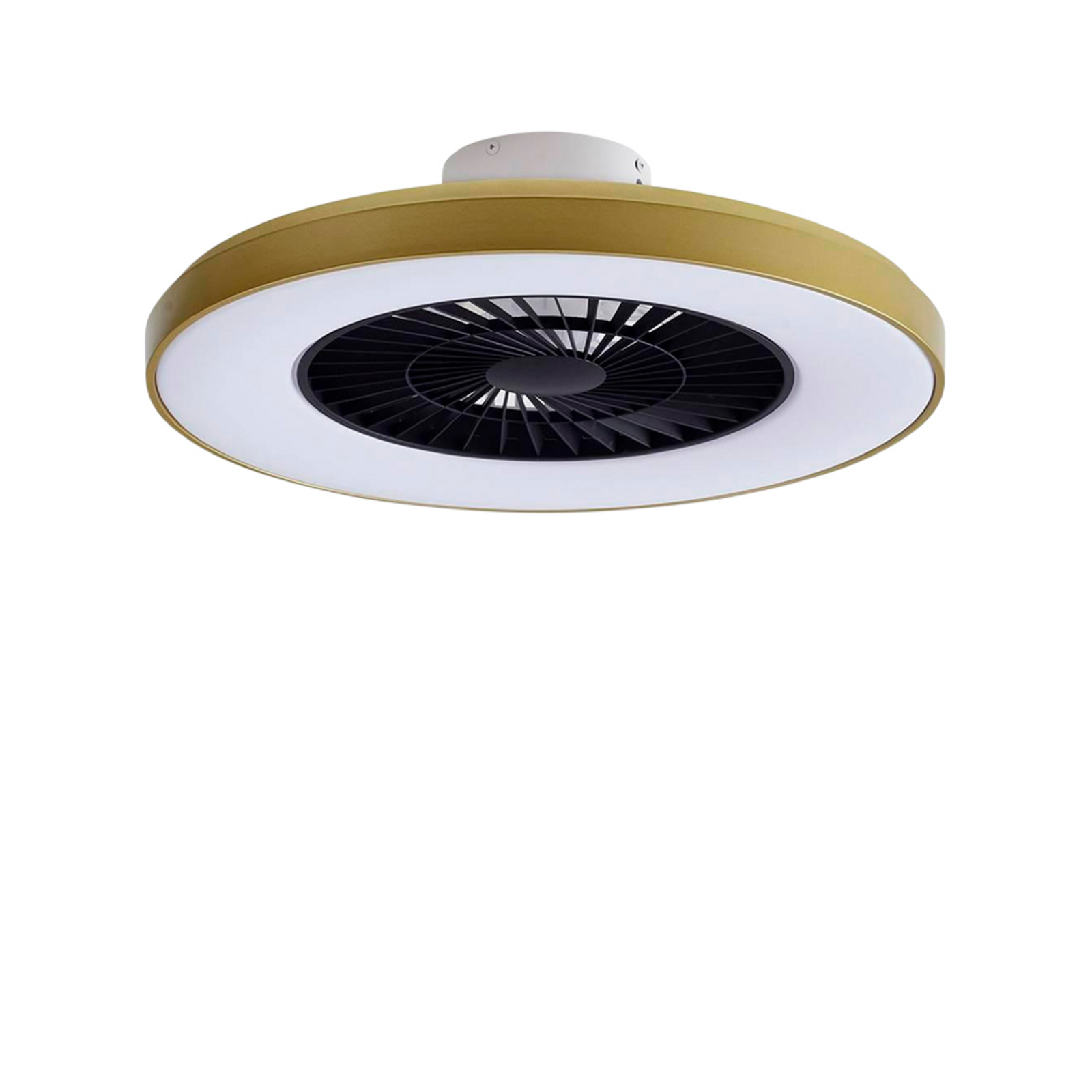 Teleo LED Deckenventilator Messing - Lindby