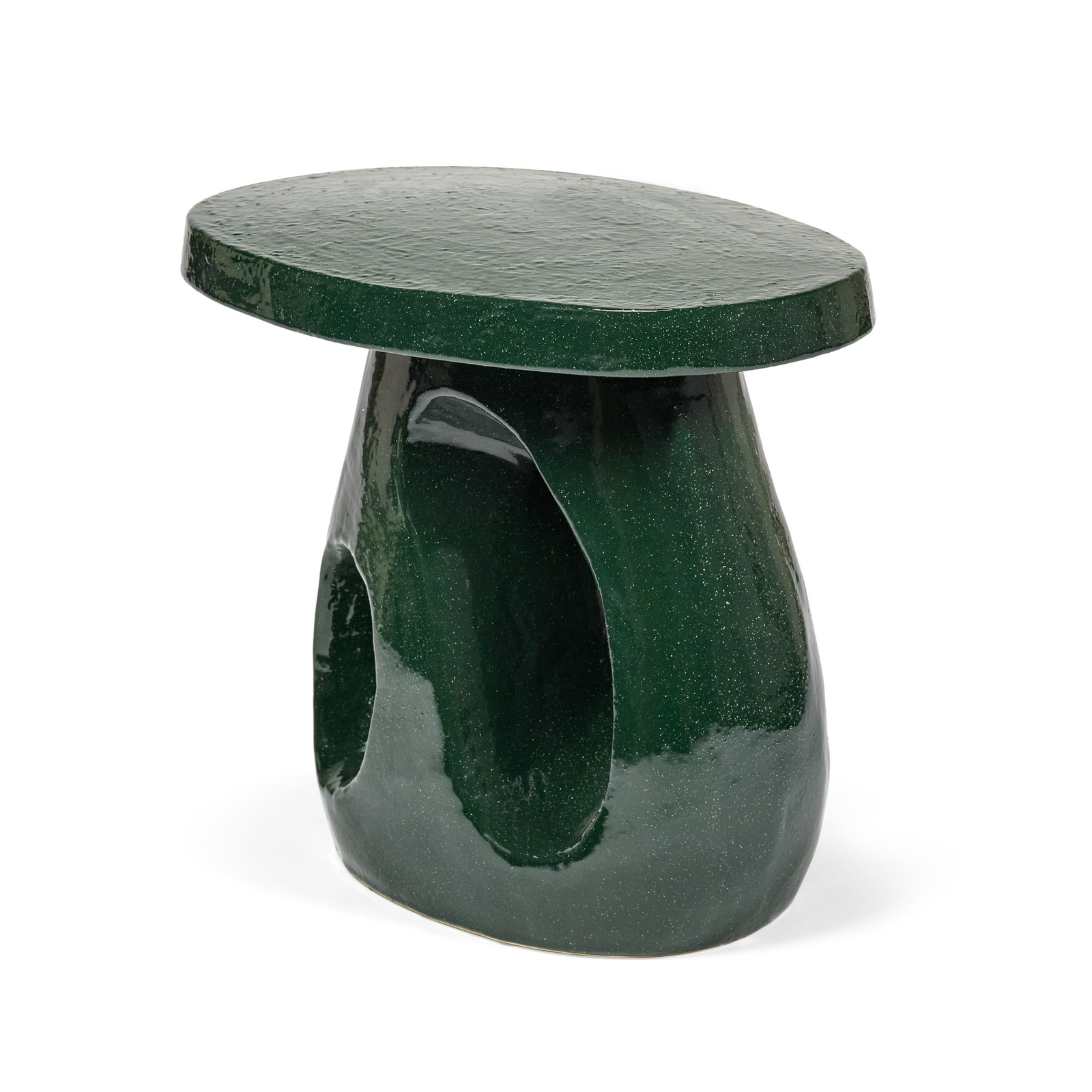 10 DARK GREEN AMÉ sidebord, keramik, højde 45 cm – Serax 10 DARK GREEN AMÉ sidebord, keramik, højde 45 cm – Serax