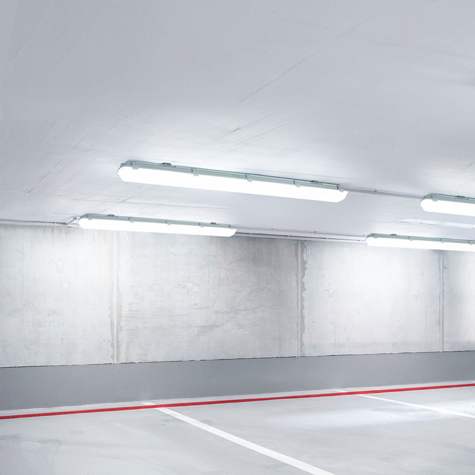 Plafonnier LED Mareen IP65 34 W 121,5 cm