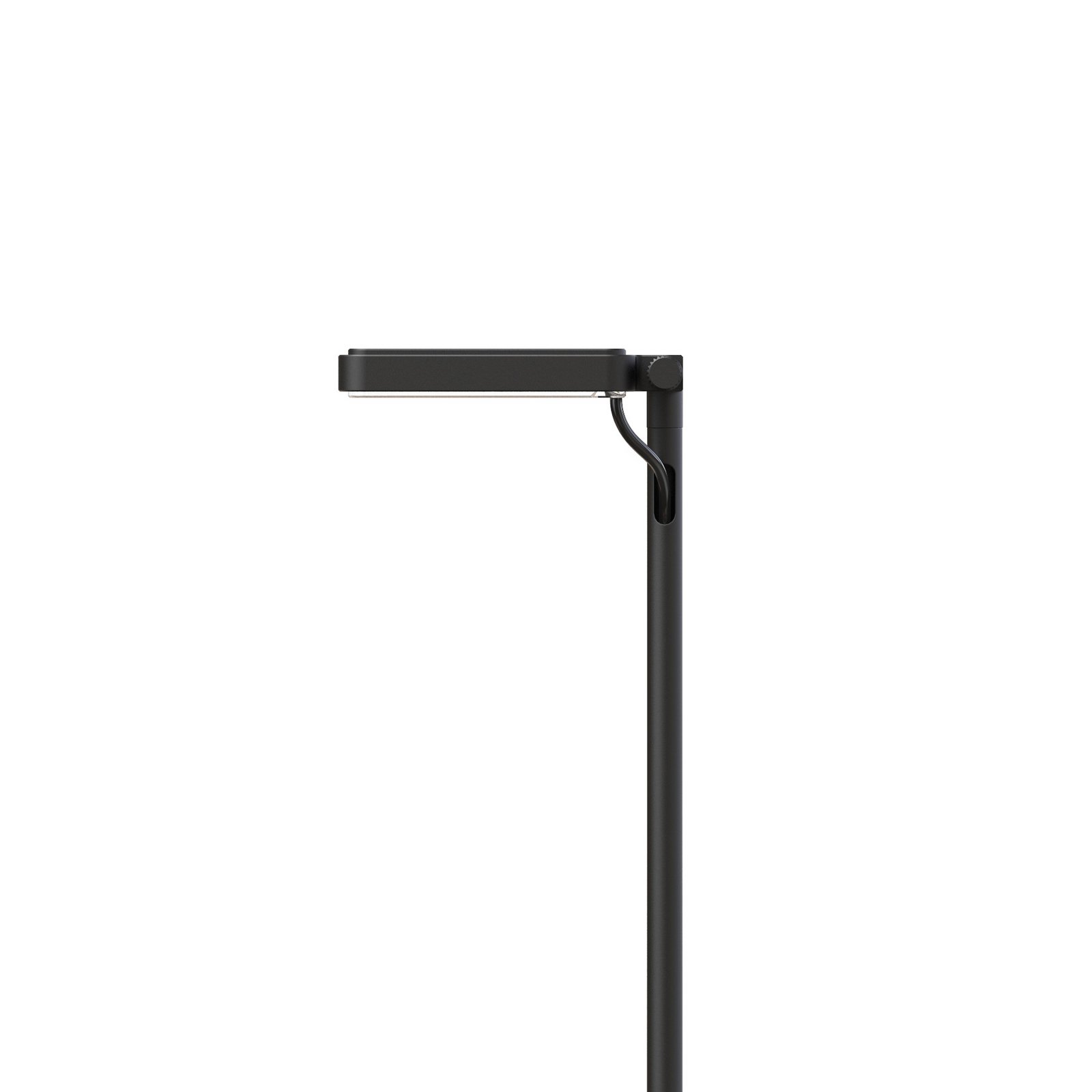 Luceplan LED-Wegelampe Flia, 3-flammig, schwarz, Kunststoff