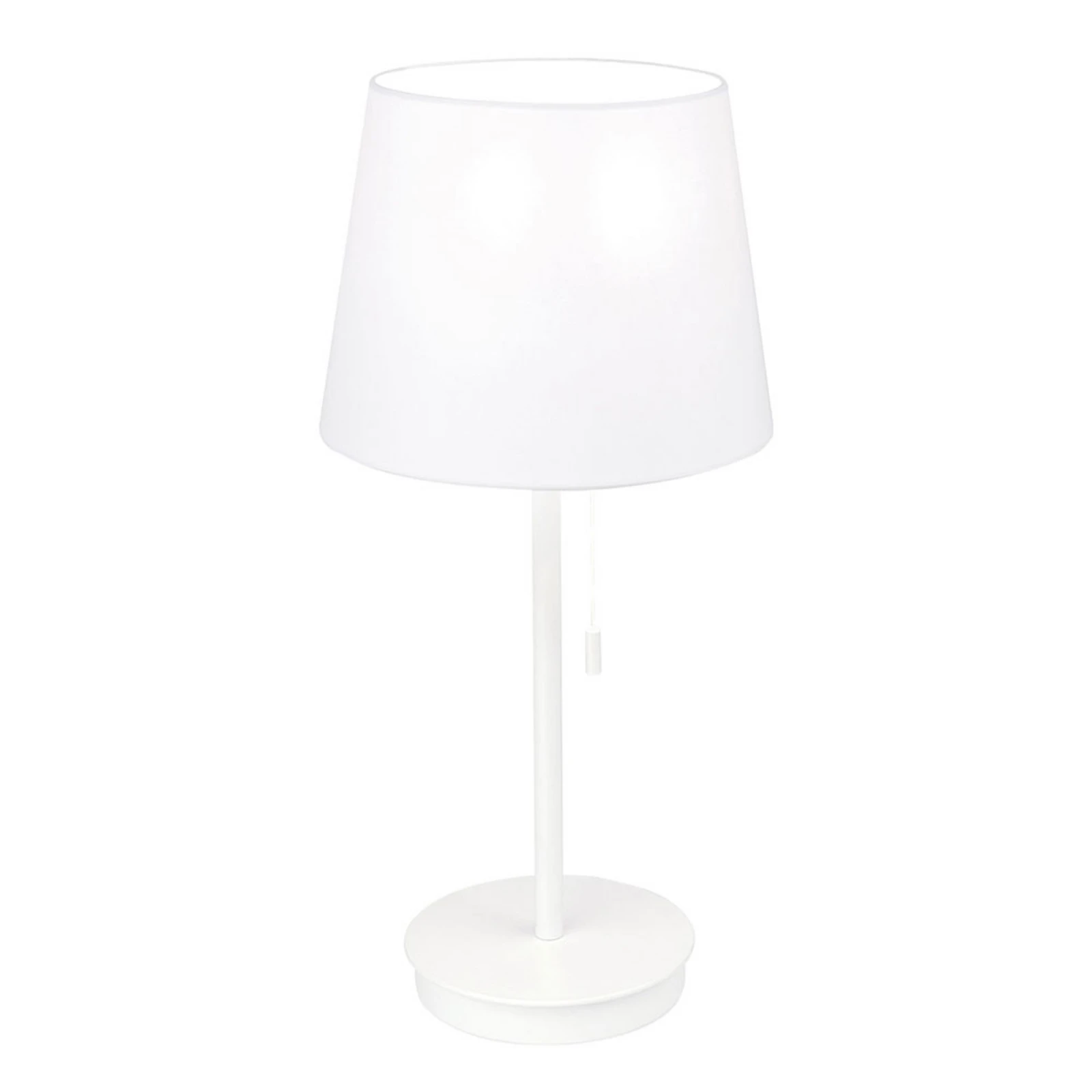 Tafellamp Ludwig met USB-poort wit