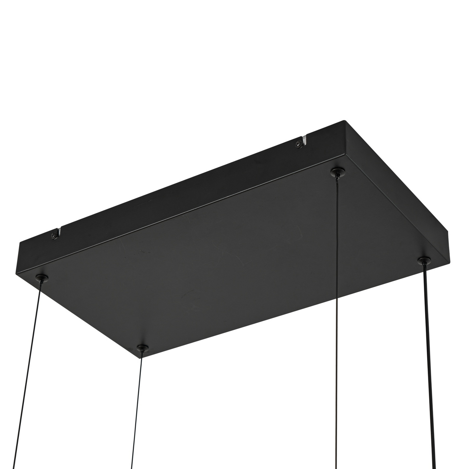 Lucande LED-hänglampa Estante, svart, dimbar, CCT