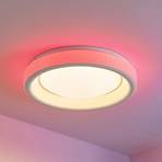 Lindby Inarum LED plafondlamp, RGB, CCT, dimbaar