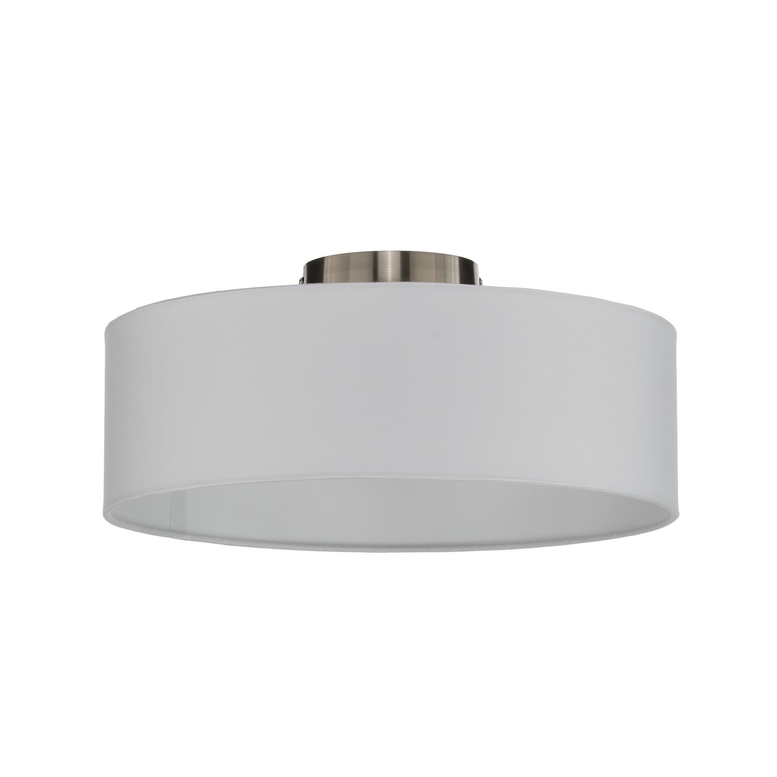 Sebatin Plafonnier Ø40 White/Nickel - Lindby Sebatin Plafonnier Ø40 White/Nickel - Lindby