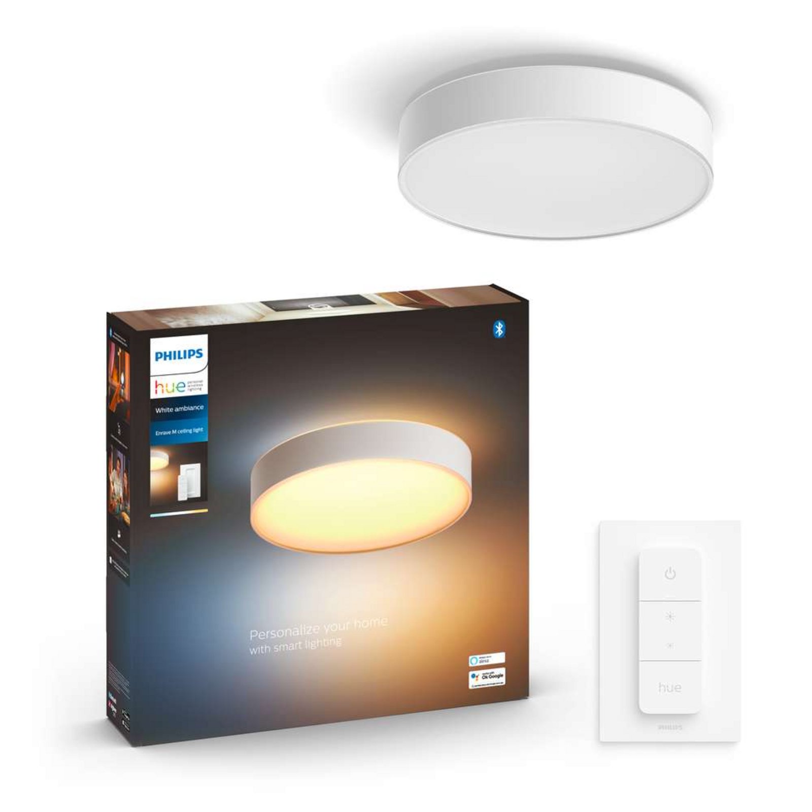 Hue Enrave M Plafonieră White Amb. White - Philips Hue