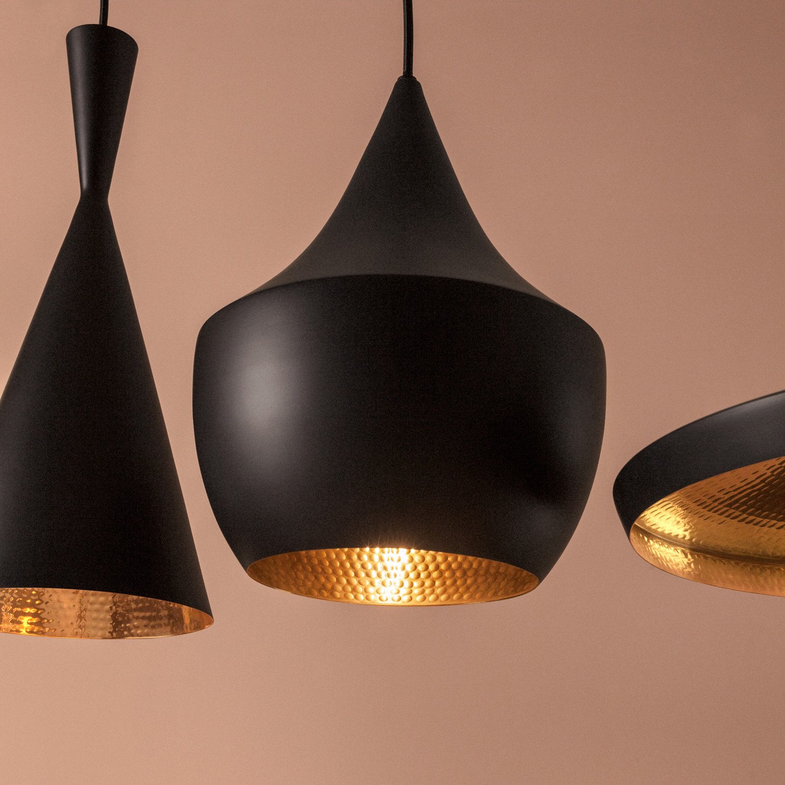 Tom Dixon Beat Fat lampă pendul LED negru