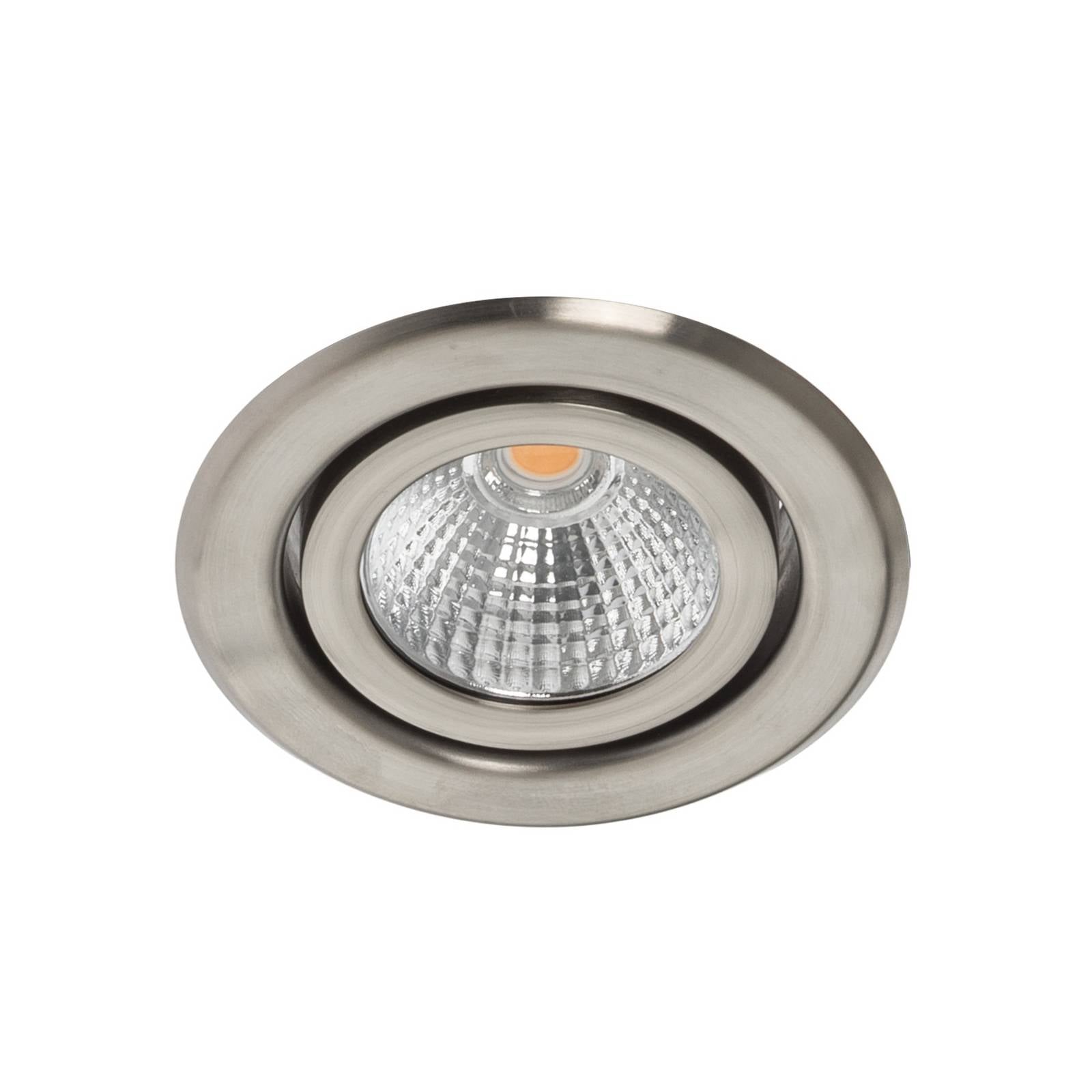 BRUMBERG LED-Einbauspot BB09, RC-dimmbar, edelstahl