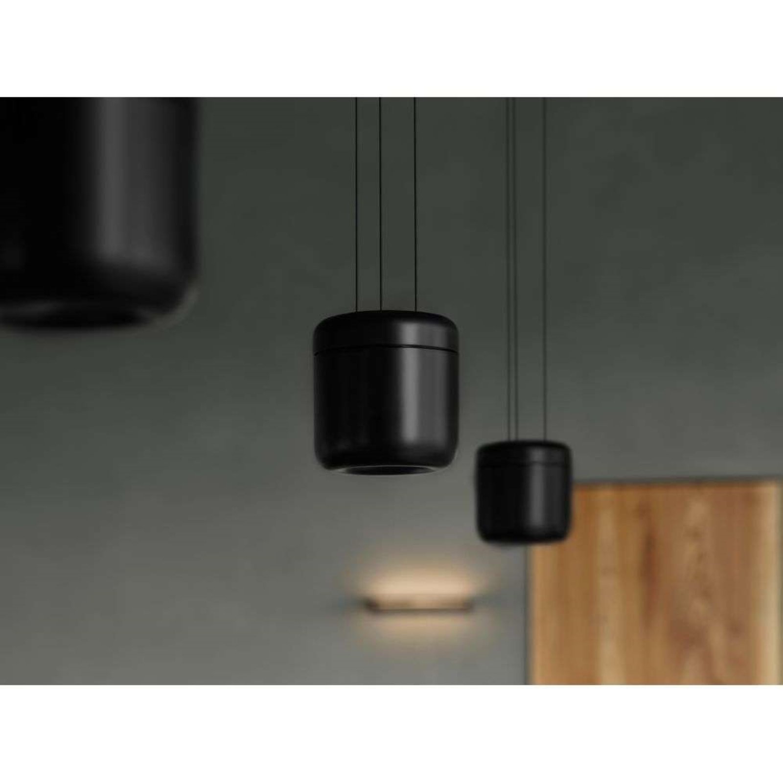 Cavity LED Lustră Pendul S Black - Serien Lighting