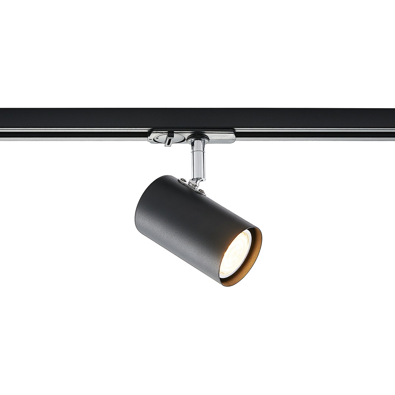Lindby 1-Phasen-Schienensystem Linaro, GU10, 10-flg. schwarz