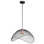 Telma lógó világítás, fekete, Ø 38 cm, fém