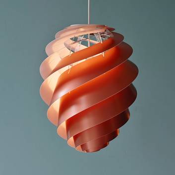 LE KLINT Swirl 2 – designer pendant light, copper