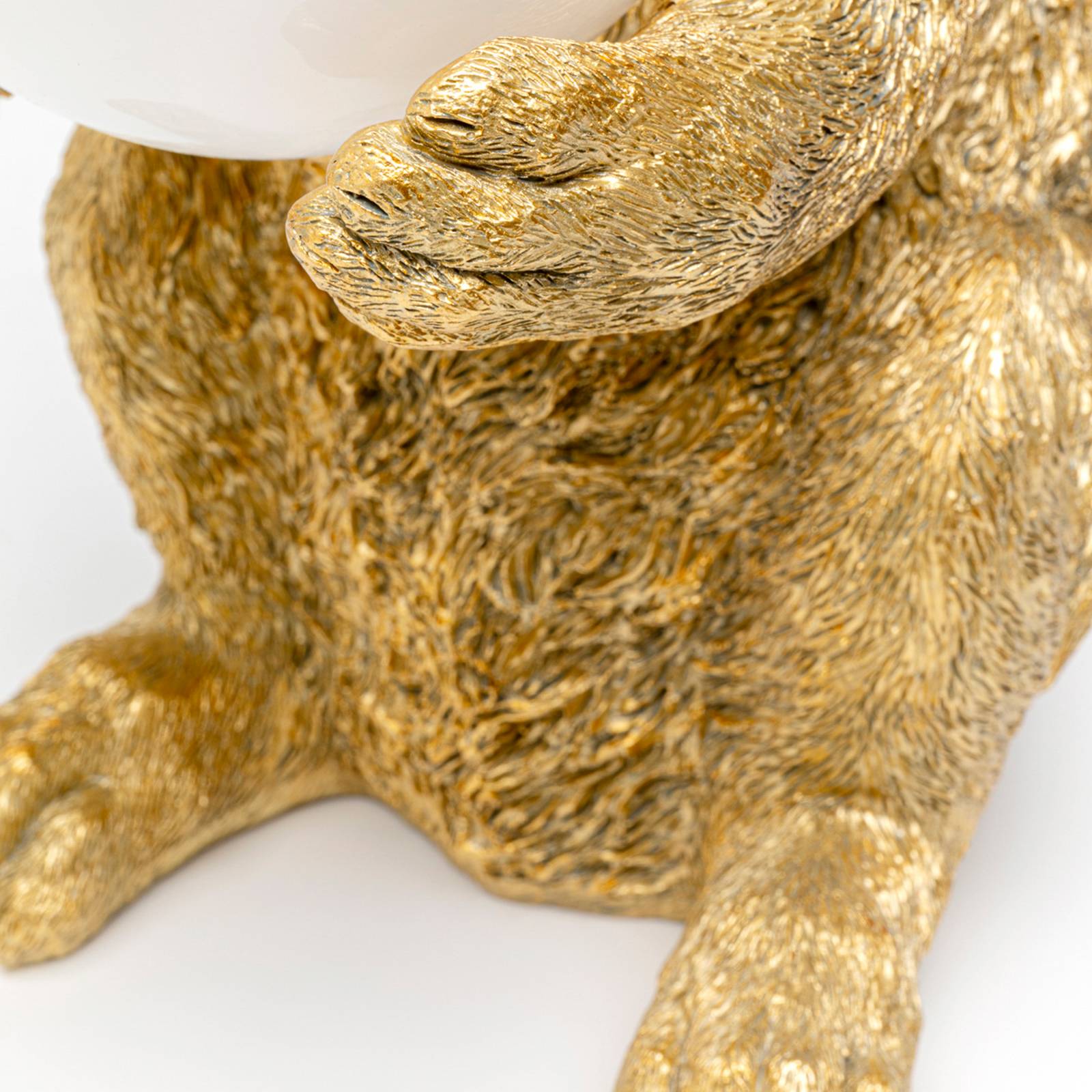 KARE tafellamp Sweet Rabbit, goudkleurig, 15 cm hoog, E27