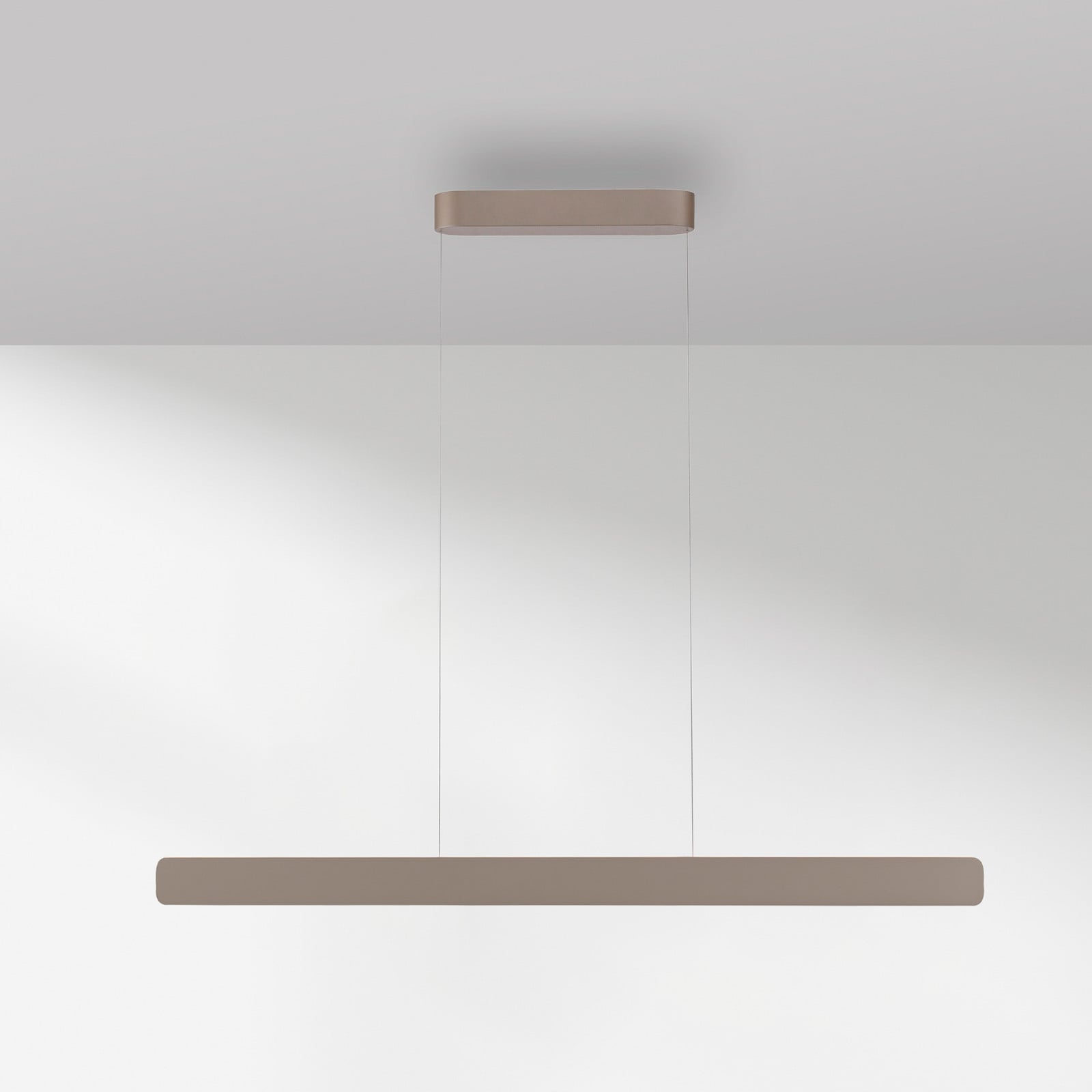 Paul Neuhaus lampă suspendată LED Q-Stretto bronz 120 cm - Camera de zi / sufragerie - Modern - bronz alb - Metal