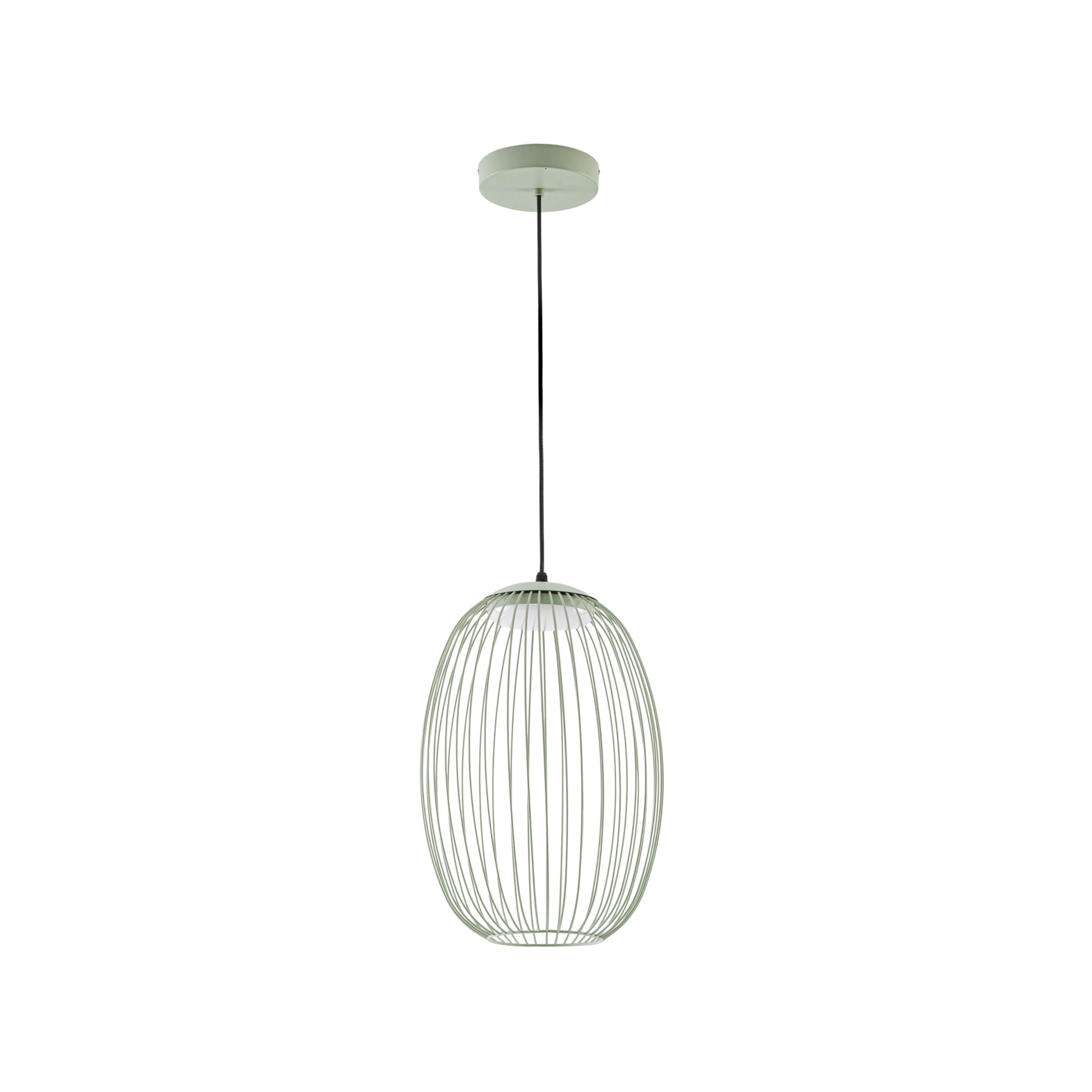 Suspension d'extérieur LED Richi, Ø 40 cm, verte, à intensité variable, IP44,