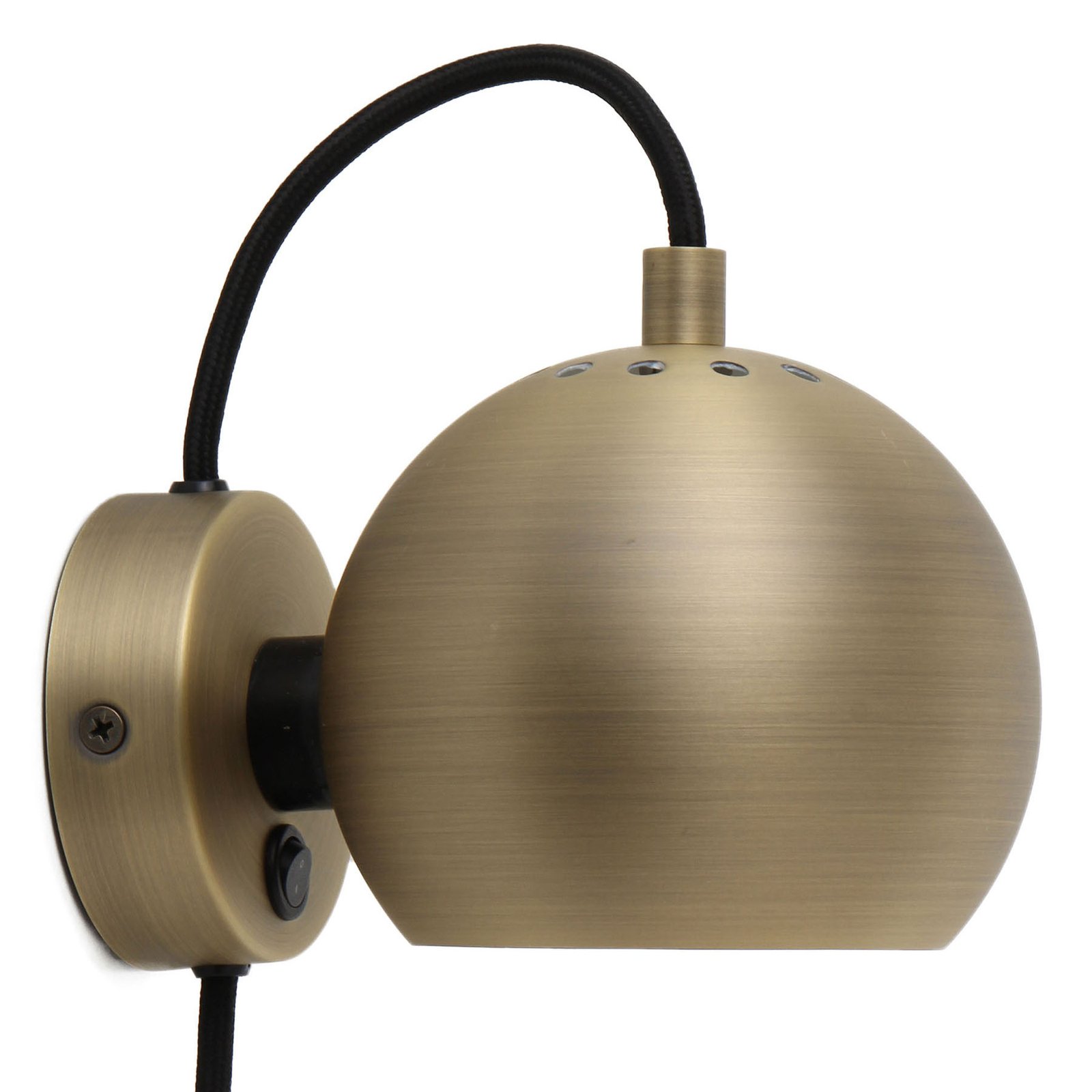 Ball Væglampe Antique Brass - Frandsen