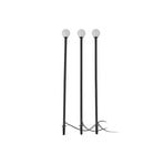 Brindley Solarzellenlampe w/Erdspieß 3 pcs. Schwarz - Lindby