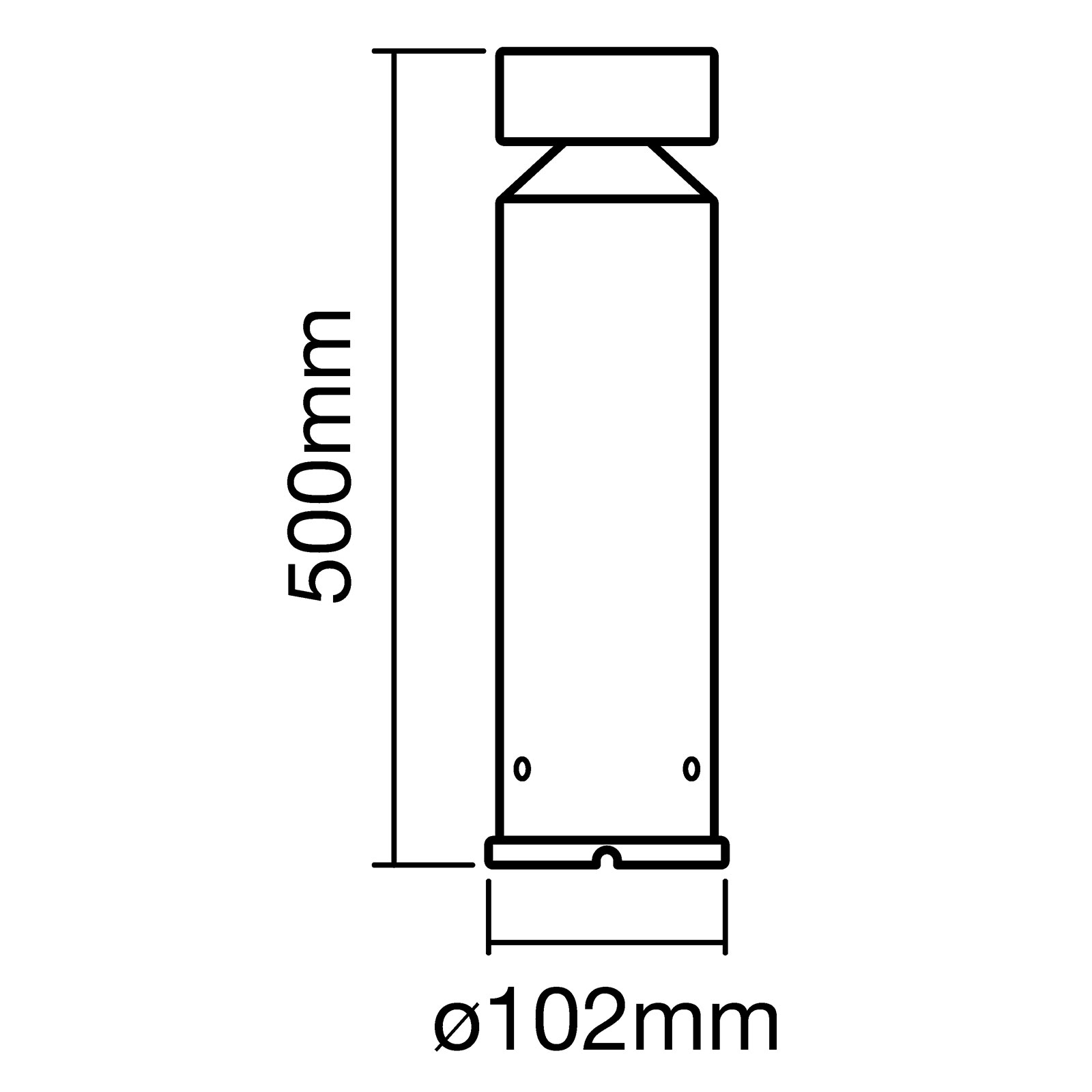 LEDVANCE Endura Style Cylinder LED-Sockelleuchte