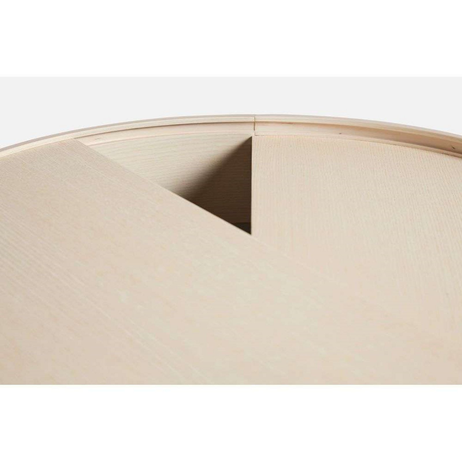 Arc Coffee Table Ø66 White Ash - Woud