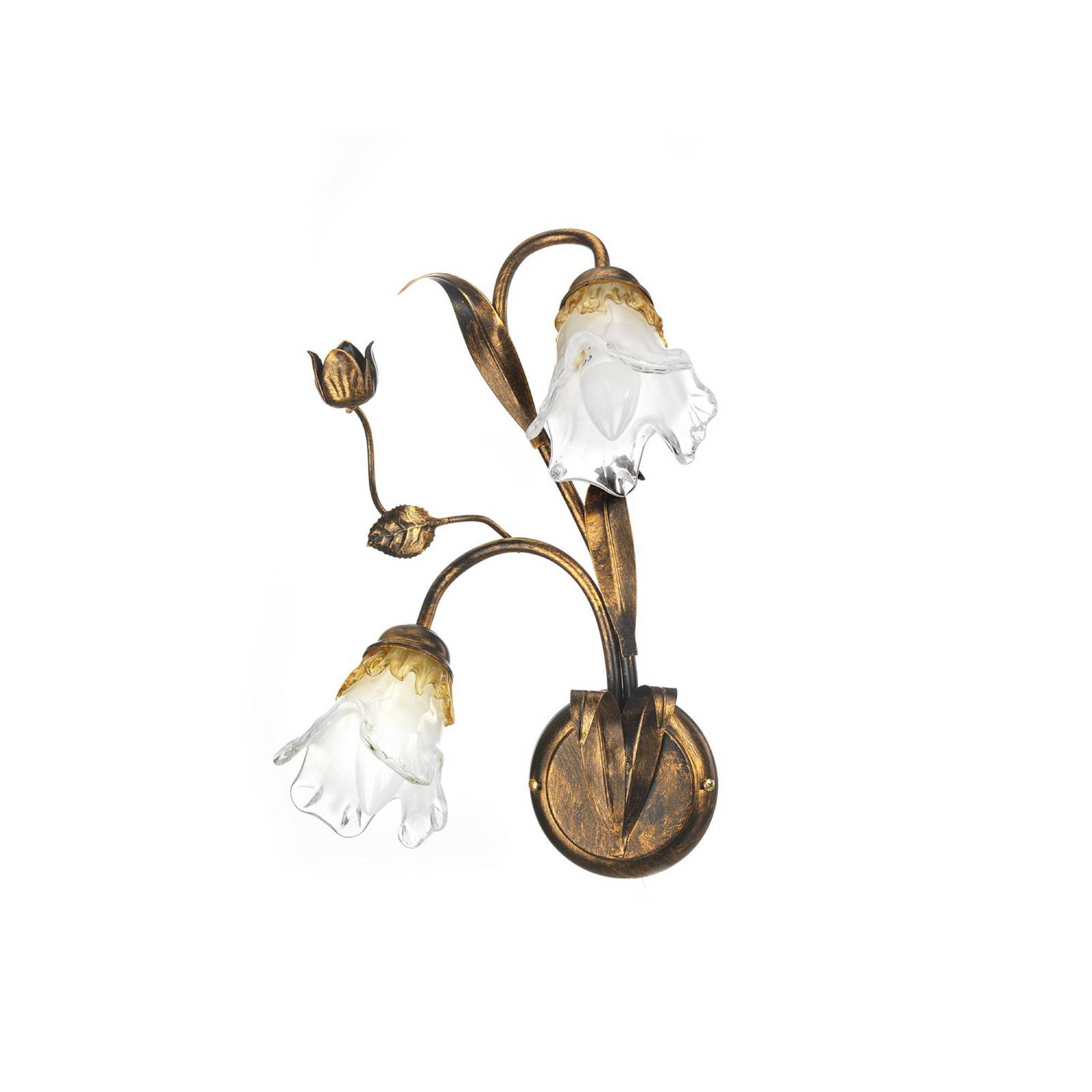 Onli Lighting - Onli arianna Blumen-Wandlampe Bronze