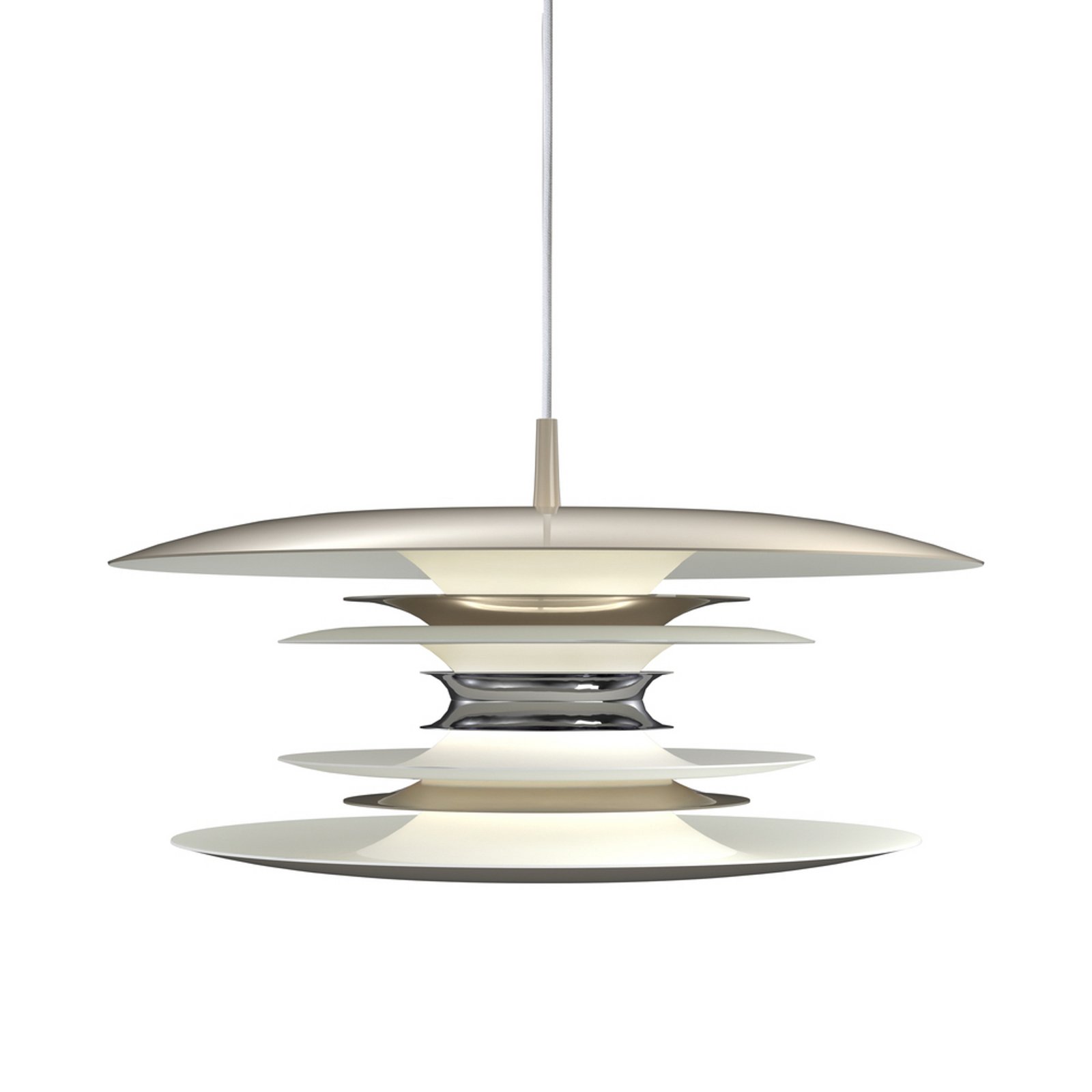 Diablo hanglamp, Ø 50 cm, greige, metaal, E27 - Belid Diablo hanglamp, Ø 50 cm, greige, metaal, E27 - Belid