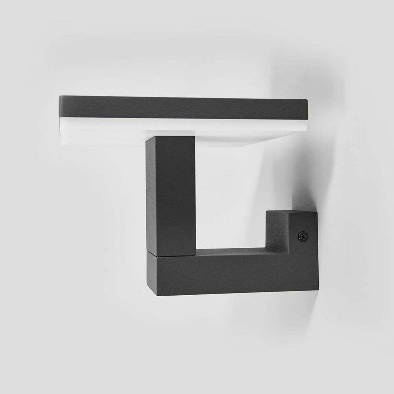 Olesia Buiten Wandlamp Dark Grey/Opal - Lucande
