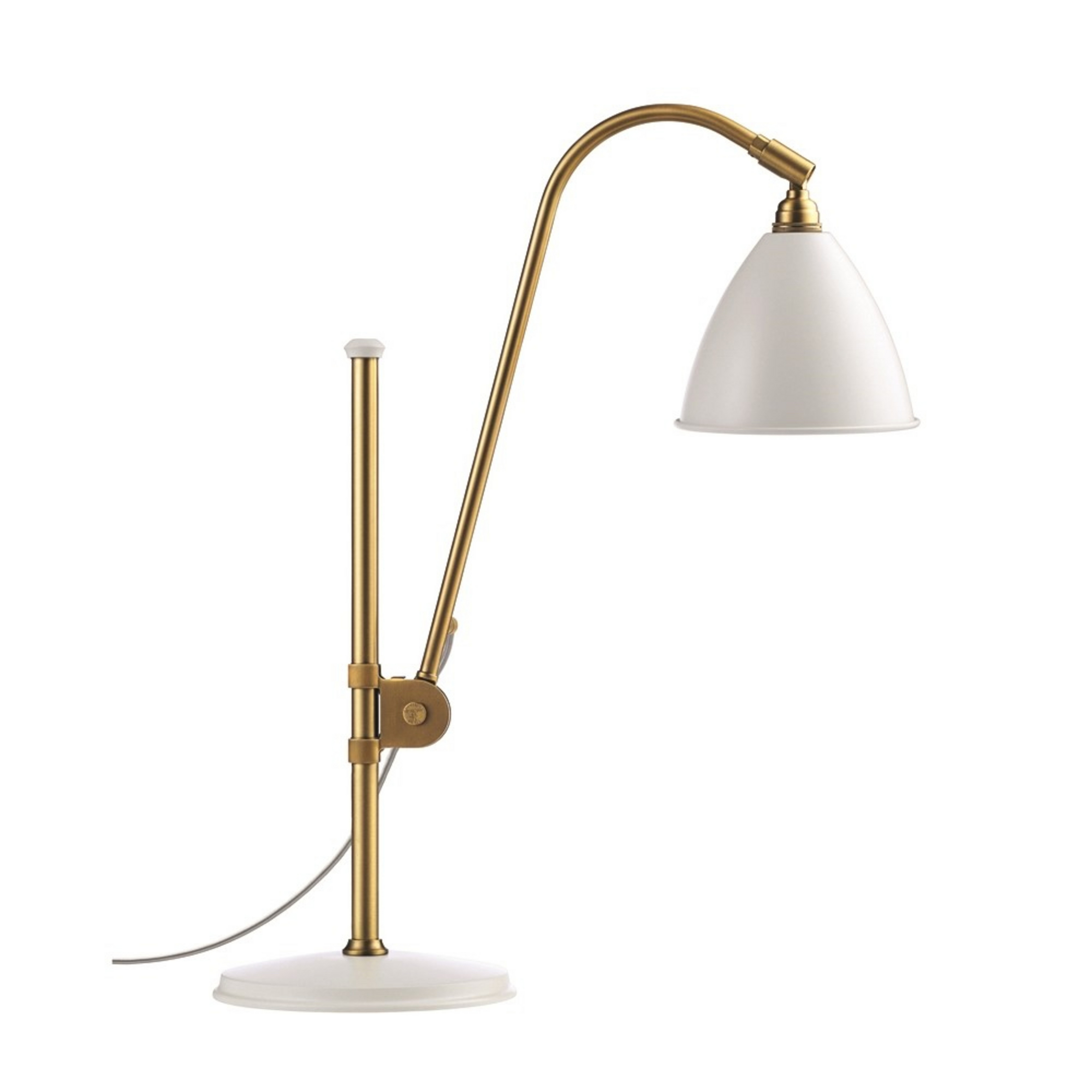 Bestlite Bl1 Tafellamp Ø16 Geelkoper/Matte Wit - GUBI
