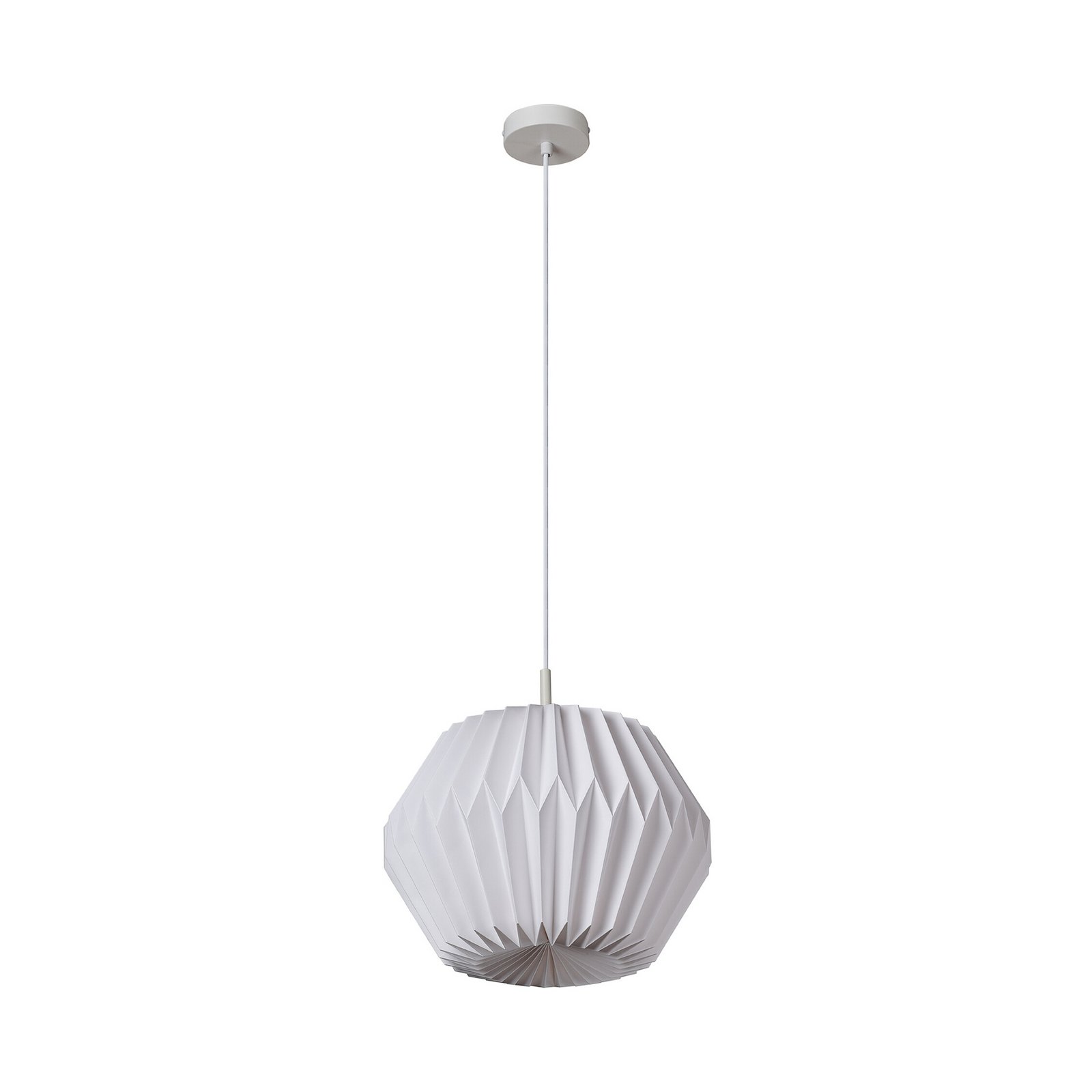 OSRAM Decor Paper Gem pendant light, white, paper, E27