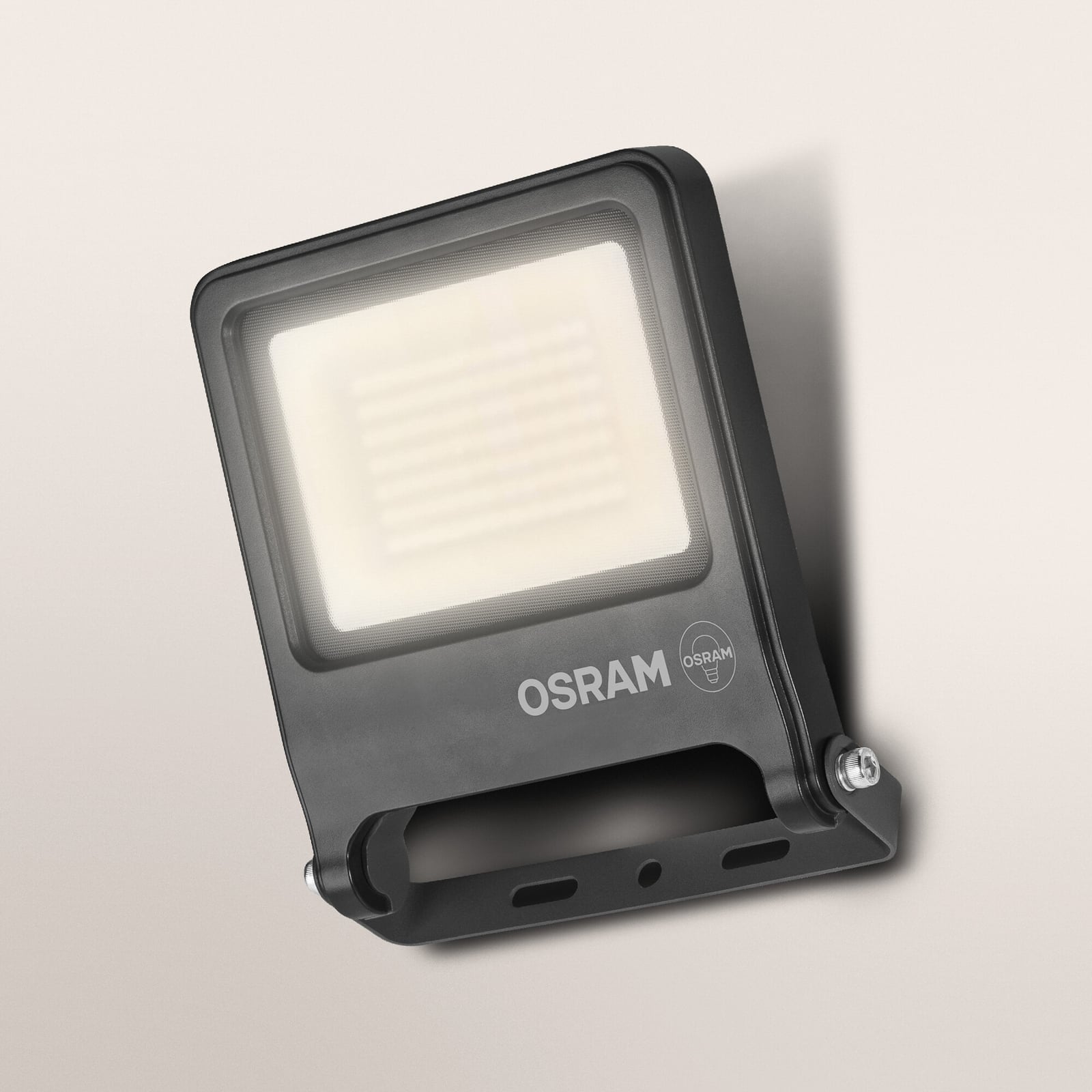 OSRAM LED-kohdevalaisin ulos ENDURA FLOOD, harmaa 50 W 3 000 K IP65