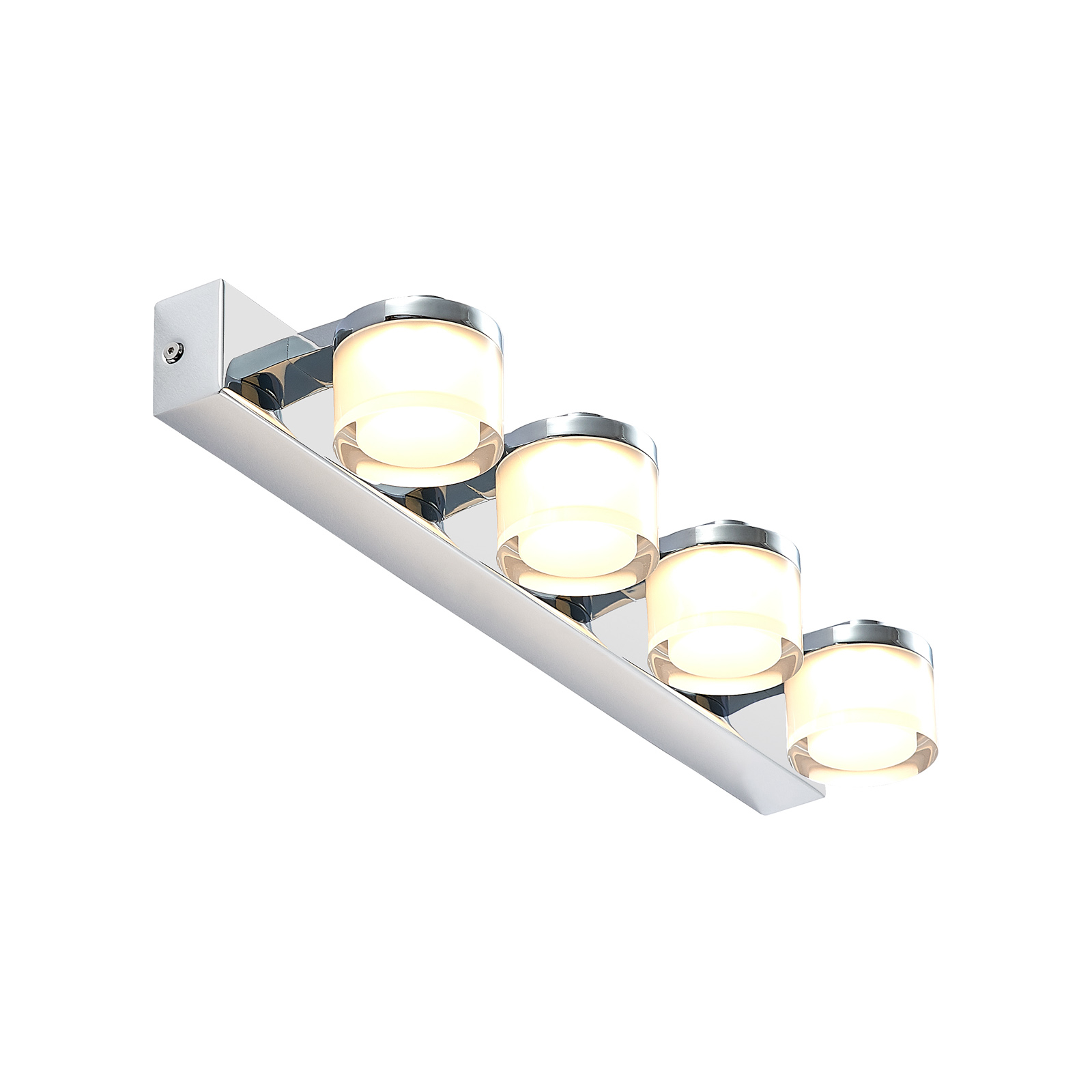 Arcchio Kejan LED-vegglampe, IP44, 4 lyskilder