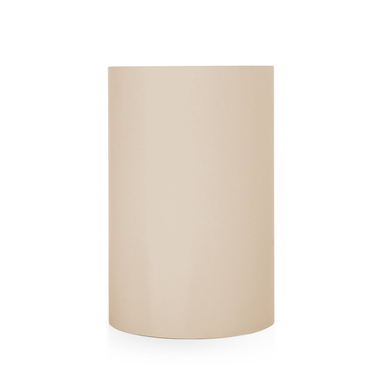 Wastepaper basket, beige, height 38 cm, Ø 25 cm - Kartell