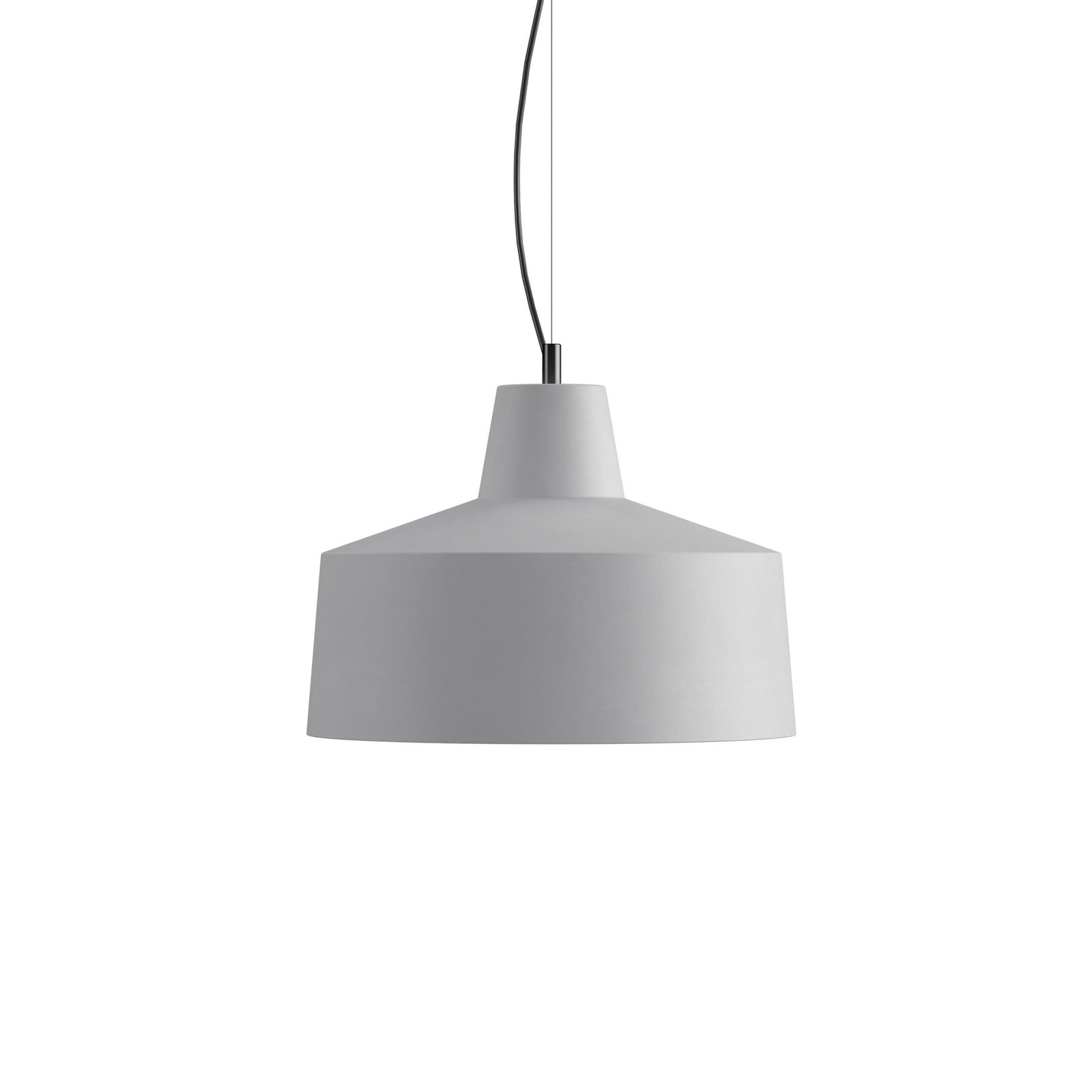 Karman Gangster pendant light, grey, Ø 48 cm, ceramic, E27