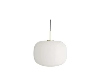 Cuscino Pendelleuchte Large Black/Brass - Antidark