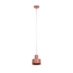 Hängeleuchte Rif S, ziegelrot, 1-flammig, Ø 15 cm, Stahl 