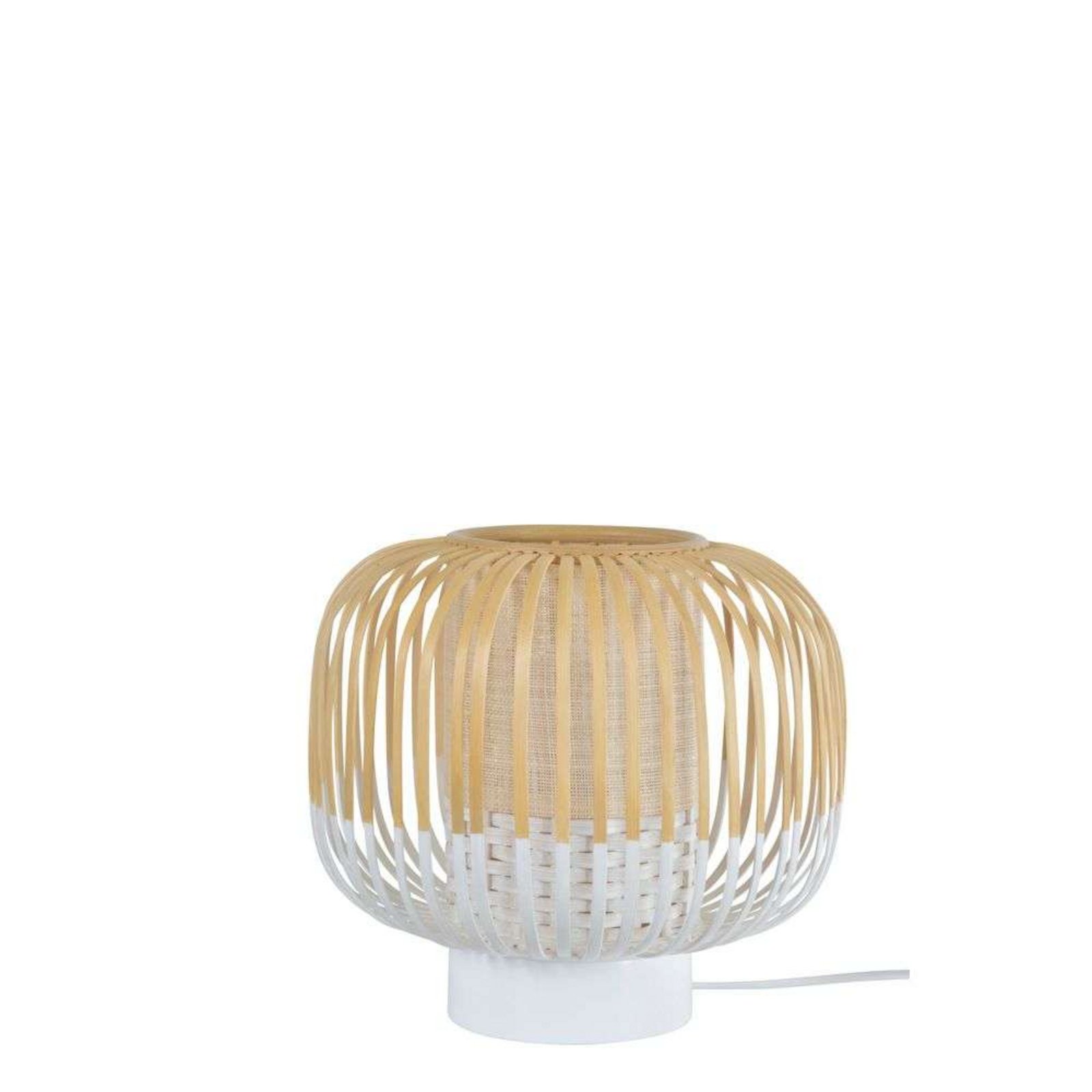 Bamboo Lampă de Masă S White - Forestier