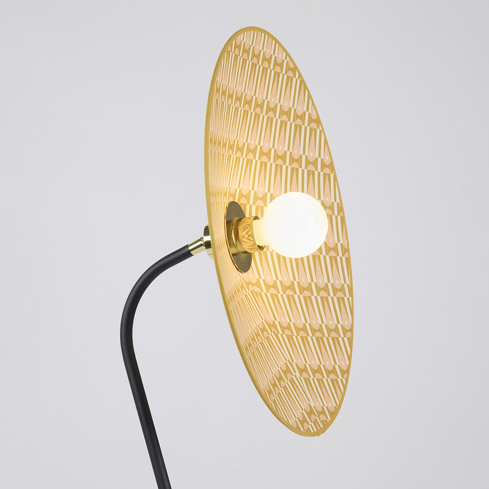 MARKET SET Gatsby-lattiavalaisin, myra, kolmijalka, Ø 50 cm, E27