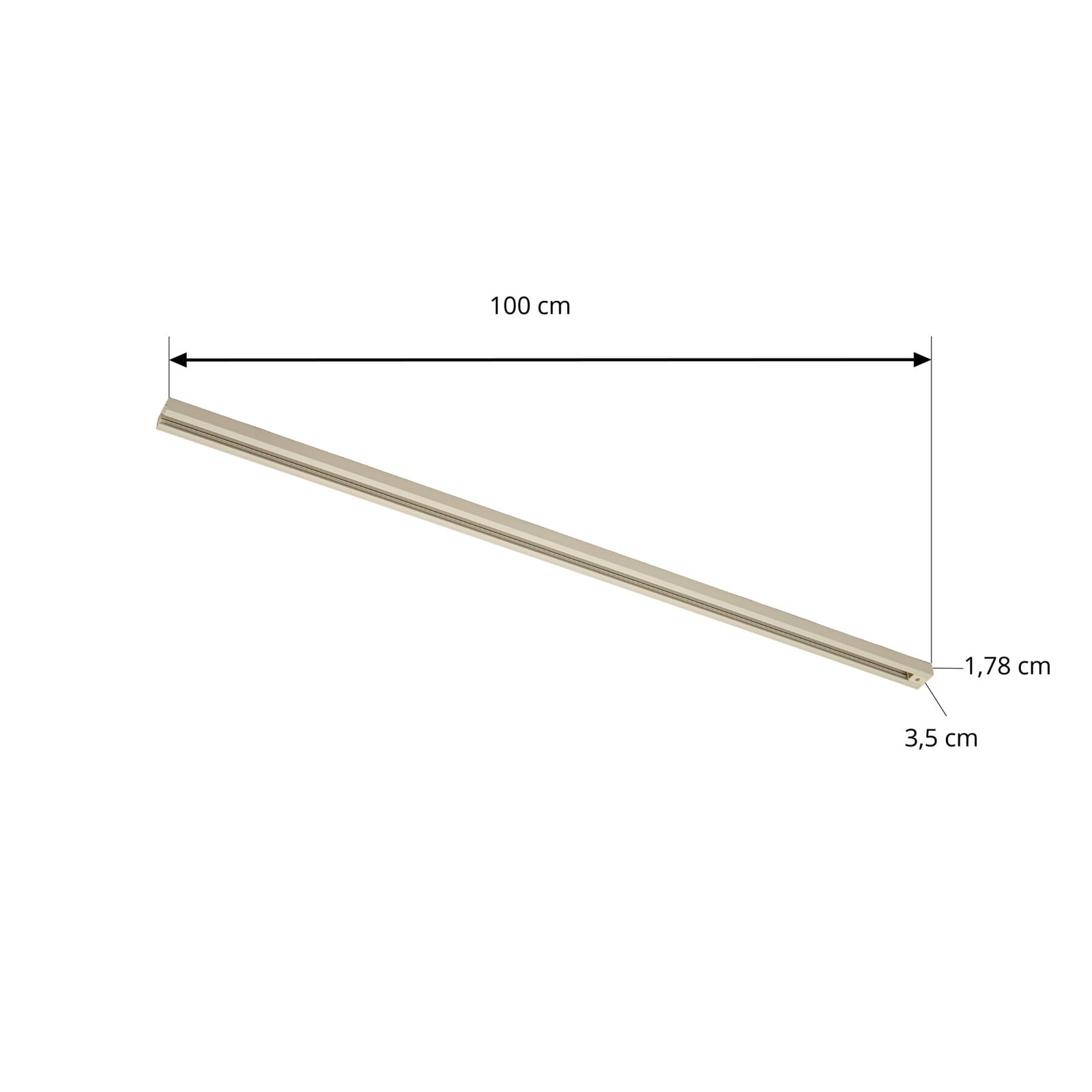Track Linaro, 100cm, beige, 1-Phase