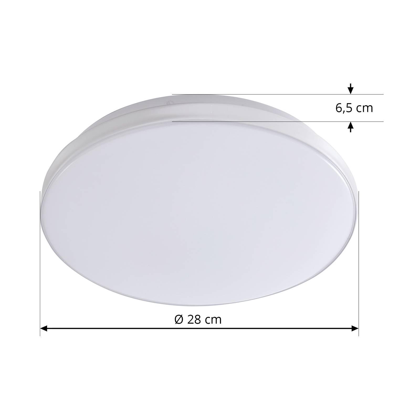 Lampa sufitowa LED Lindby Silvryn chrom/biały plastik 3000K