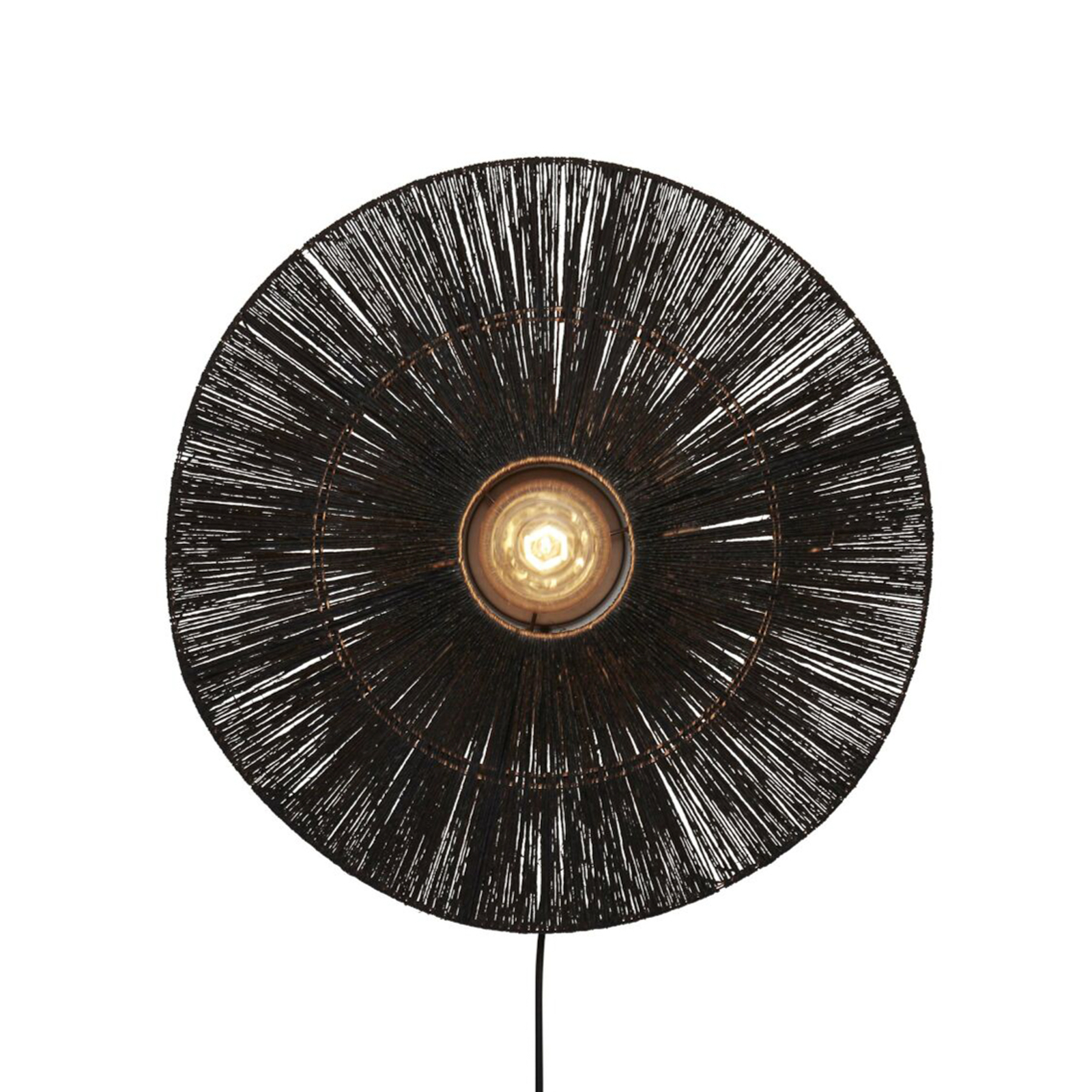 Good &amp; Mojo Iguazu wandlamp Ø55cm zwart