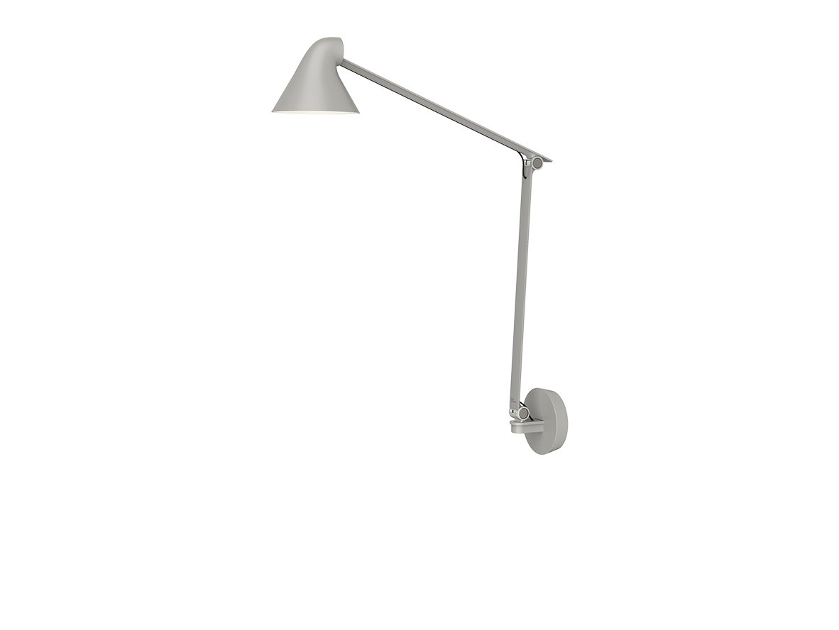 Applique murale LED NJP Box HW Long, 2700K, gris - Louis Poulsen