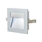 EVN P2140 LED recessed wall light 6,000K aluminium