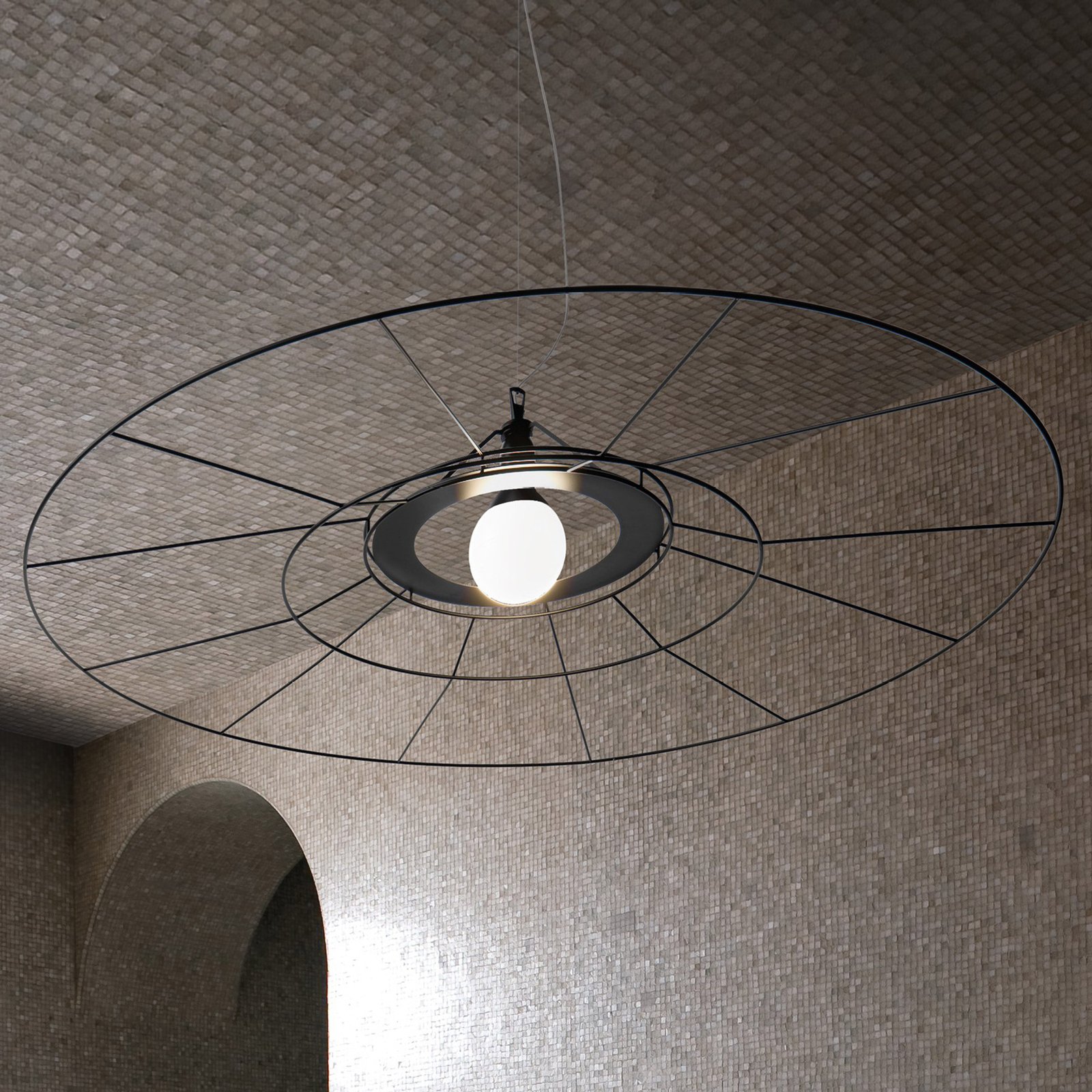 Modo Luce Mood Desnuda Hängeleuchte aus Metall